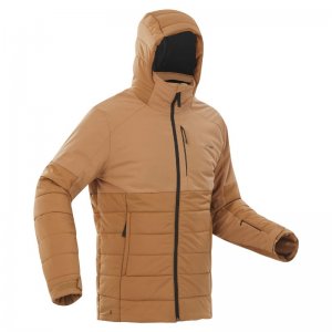 Горнолыжная куртка Wedze 100 Warm, коричневый Decathlon