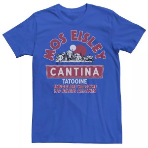Мужская футболка с графическим плакатом «Звездные войны» Mos Eisley Cantina Tatooine и туристическим Star Wars