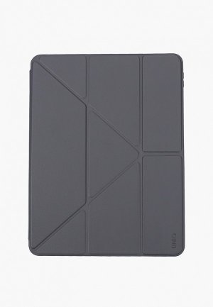 Чехол для планшета Uniq iPad Air 10.9 (Gen 4-5), Moven 3-х позиционный, с усиленным бампером и отсеком стилуса. Цвет: серый