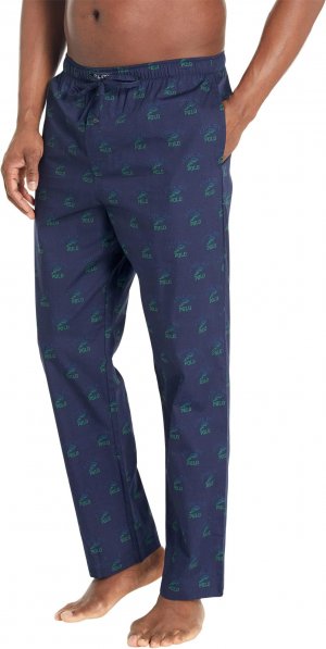 Тканые пижамные брюки , цвет Navy Athletic P Wing Print Polo Ralph Lauren