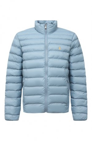 Утепленная куртка Polo Ralph Lauren. Цвет: голубой