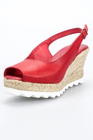 Wedge sandals AGILIS BARCELONA. Цвет: red