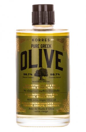 Питательное масло с экстрактом оливок 3 в 1 (100ml) Korres. Цвет: бесцветный