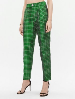 Тканевые брюки свободного кроя , зеленый Custommade