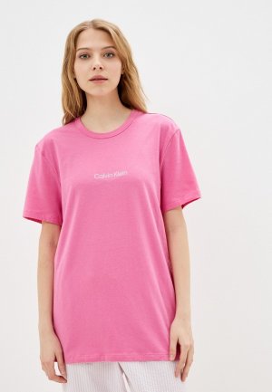 Футболка домашняя Calvin Klein Underwear. Цвет: розовый
