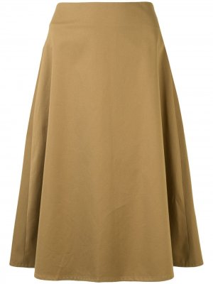 Расклешенная юбка миди А-силуэта Atlantique Ascoli. Цвет: нейтральные цвета