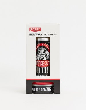 Набор средств для волос: помадка и солевой спрей Pomade & Salt Spray-Бесцветный Uppercut Deluxe