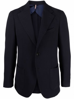 Delloglio однобортный пиджак Dell'oglio. Цвет: синий