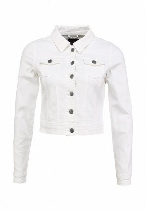 Куртка джинсовая Outfitters Nation OU002EWBNO72. Цвет: белый