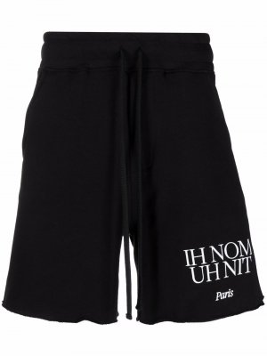 Спортивные шорты с логотипом Ih Nom Uh Nit. Цвет: черный