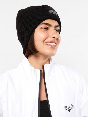 Бирка с вышивкой Женская вязаная шапка Beanie LCW Accessories