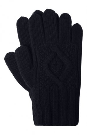Кашемировые перчатки Ralph Lauren. Цвет: синий