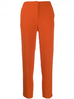Укороченные брюки кроя слим Escada. Цвет: оранжевый