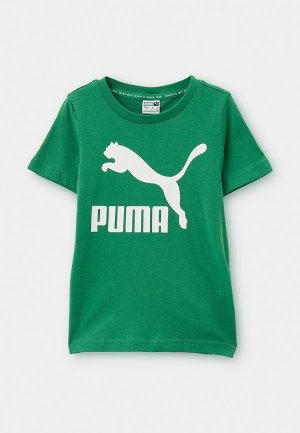 Футболка PUMA Lamoda Online Exclusive Classics. Цвет: зеленый