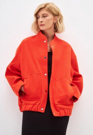 Куртка Noele Boutique Herringbone. Цвет: красный