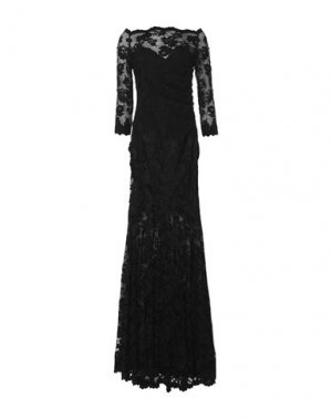 Длинное платье OLVI'S. Цвет: черный