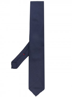 Delloglio галстук с заостренным кончиком Dell'oglio. Цвет: синий