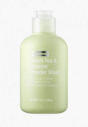 Пилинг для лица By Wishtrend Green Tea & Enzyme Powder Wash, 110 г. Цвет: зеленый