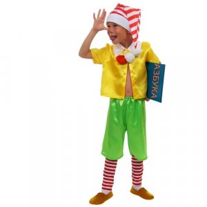 Карнавальный костюм детский Буратино (134) Elite CLASSIC. Цвет: микс
