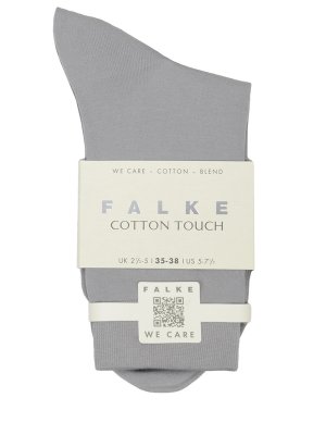 Носки хлопковые Cotton Touch FALKE. Цвет: серый