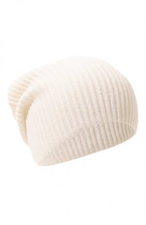 Кашемировая шапка Allude. Цвет: белый