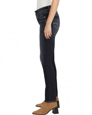 Джинсы Suki Mid-Rise Straight Leg Jeans L93413EDB482, индиго Silver Co.