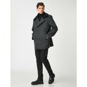 Пальто , размер 46, серый KOTON. Цвет: серый