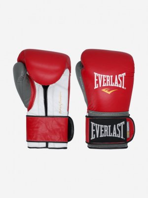 Перчатки боксерские Powerlock, Красный Everlast. Цвет: красный