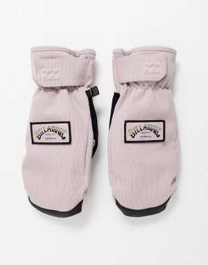 Светло-розовые лыжные перчатки -Розовый Billabong