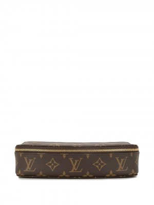 Шкатулка для украшений Poche Montecarlo 1997-го года Louis Vuitton. Цвет: коричневый