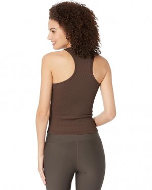 Топ YEAR OF OURS Ribbed Sporty Tank Top, цвет Dark Oak