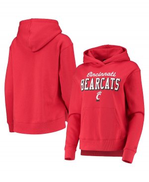 Женский красный флисовый пуловер с капюшоном Cincinnati Bearcats Cincy на весь день , Under Armour