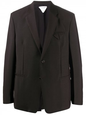 Пиджак с заостренными лацканами Bottega Veneta. Цвет: черный