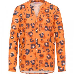 Блуза , размер 44, оранжевый Frieda & Freddies. Цвет: терракотовый