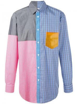 Panelled pattern shirt Christopher Shannon. Цвет: многоцветный