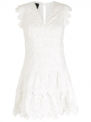 Кружевное платье мини Seven Andrea Bogosian. Цвет: белый