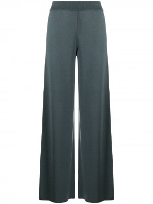Трикотажные брюки широкого кроя Maison Ullens. Цвет: серый
