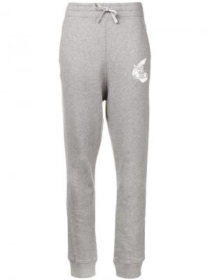 Классические спортивные брюки Vivienne Westwood. Цвет: серый