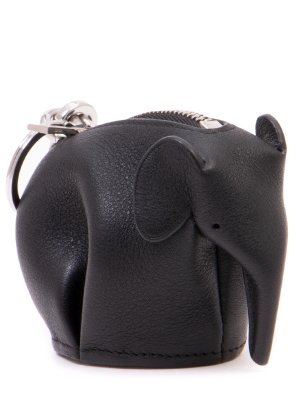 Брелок кожаный Elephant Loewe. Цвет: черный