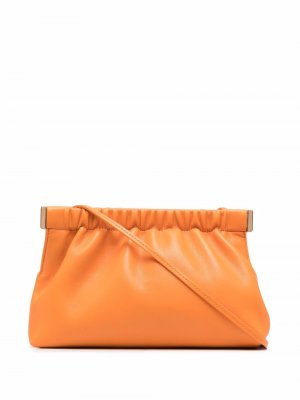 Ruched clutch bag Nanushka. Цвет: оранжевый