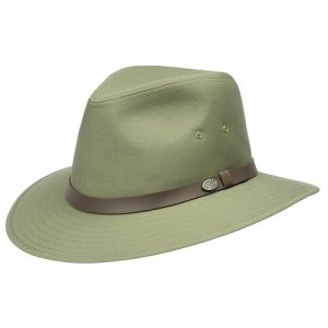 Шляпа , размер 55, зеленый Bailey. Цвет: зеленый/оливковый