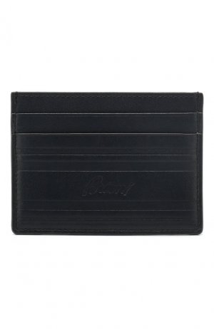 Кожаный футляр для кредитных карт Brioni. Цвет: синий