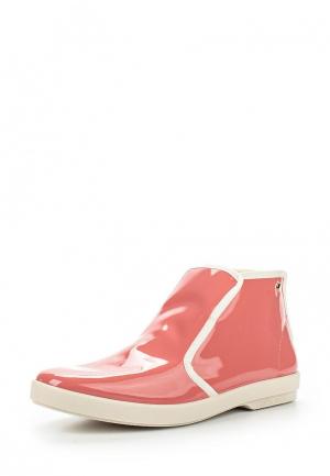 Резиновые ботинки Rivieras. Цвет: розовый