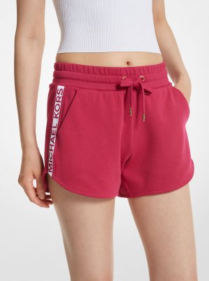 Спортивные шорты из хлопковой смеси с логотипом , розовый Michael Kors