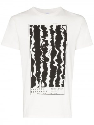 Graphic print T-shirt Dashiel Brahmann. Цвет: белый