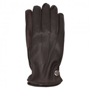 Кожаные перчатки Moreschi. Цвет: коричневый