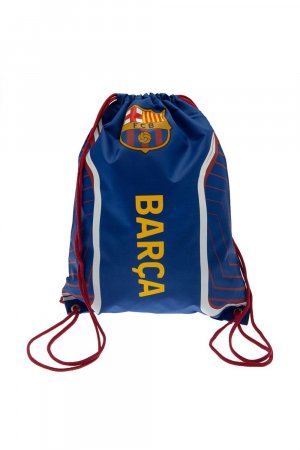 Сумка с гербом на шнурке FC Barcelona, синий BARCELONA