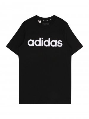 Рубашка для выступлений Essentials Linear Logo, черный Adidas