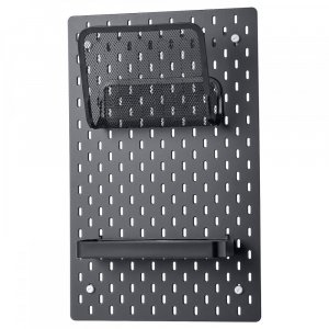 Комбинация перфорированной доски ИКЕА СКОДИС СКОДИС, черный 36x56 см IKEA