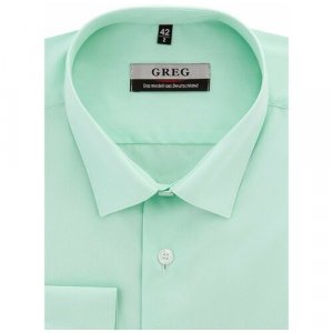 Рубашка , размер 174-184/39, зеленый GREG. Цвет: зеленый